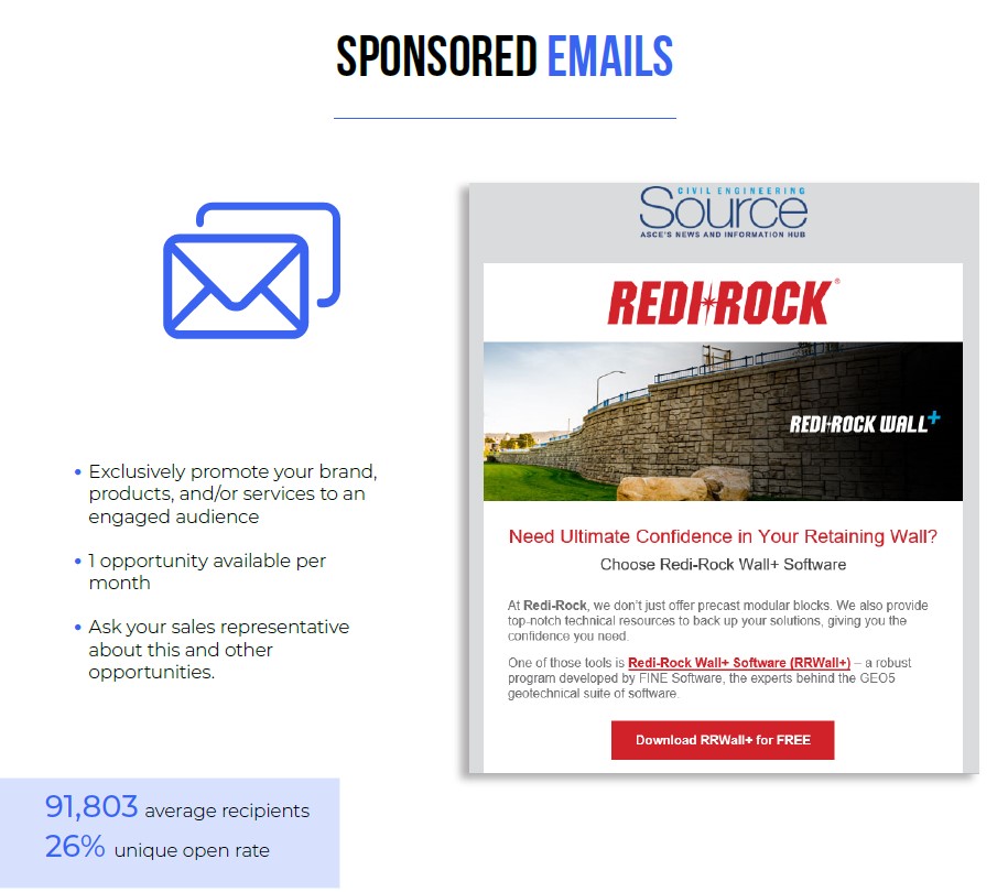 Sponsored emails